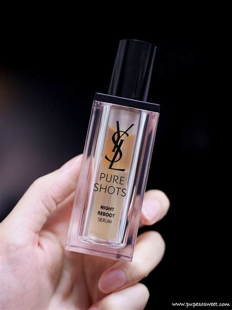 ysl pure shot night reboot serum review|pure shots lines away serum.